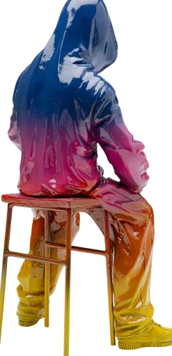 KARE Design Figurina decorativa Street Art Boy Rainbow 36cm - KARE> Statuette Decorative