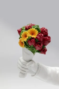 KARE Design Figurina decorativa Street Art Bouquet Bianco 27cm - KARE></noscript> Statuette Decorative