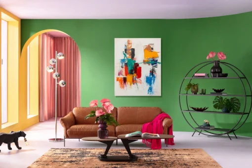 KARE Design Immagine su tela Be Happy 150x120cm - KARE> Quadri