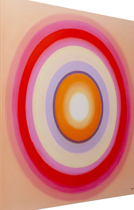 KARE Design Immagine su tela Tendency Circle rosa 120x120cm - KARE> Quadri