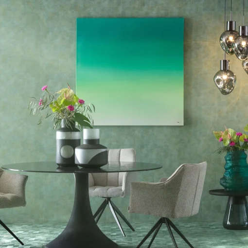 KARE Design Immagine su tela Tendenza verde 120x120cm - KARE> Quadri