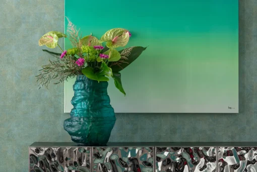 KARE Design Immagine su tela Tendenza verde 120x120cm - KARE> Quadri