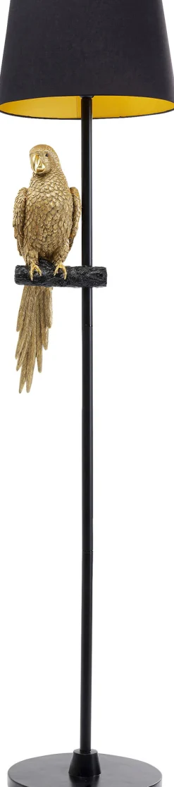 KARE Design Lampada a stelo Animal Parrot oro 176cm - KARE> Lampade Da Terra