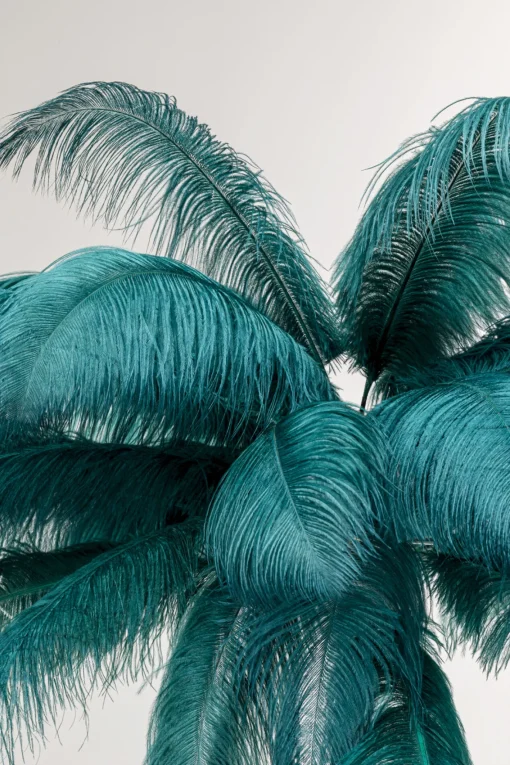 KARE Design Lampada a stelo Feather Palm verde 165cm - KARE> Lampade Da Terra