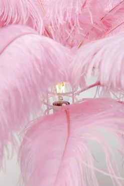 KARE Design Lampada a stelo Feather Palm pink 165cm - KARE></noscript> Lampade Da Terra