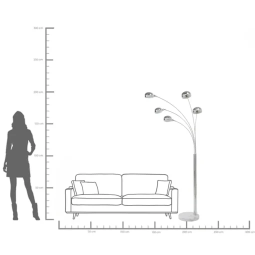 KARE Design Lampada A Stelo Five Fingers Economy - KARE> Lampade Da Terra