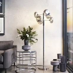 KARE Design Lampada a stelo Headlight cromato 163cm - KARE> Lampade Da Terra