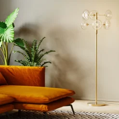 KARE Design Lampada a stelo Headlight ottone 163cm - KARE> Lampade Da Terra