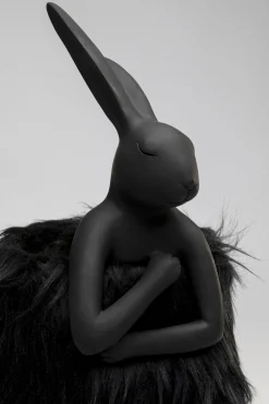 KARE Design Lampada da tavolo Animal Rabbit Fur nero/oro 50cm - KARE></noscript> Lampade Da Tavolo