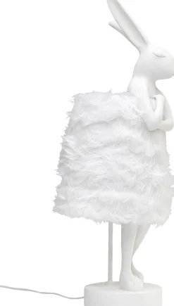 KARE Design Lampada da tavolo Animal Rabbit Fur bianco/argento 68cm - KARE></noscript> Lampade Da Tavolo