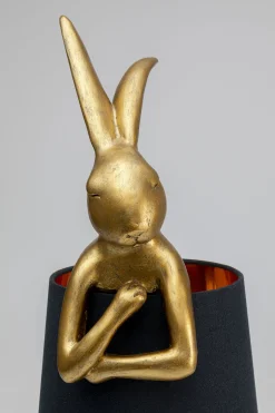 KARE Design Lampada da tavolo Animal Rabbit oro/nero 68cm - KARE></noscript> Lampade Da Tavolo