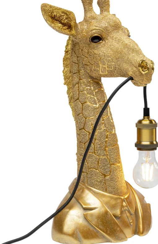 KARE Design Lampada da tavolo Animal Giraffe oro 50cm - KARE> Lampade Da Tavolo