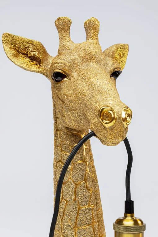 KARE Design Lampada da tavolo Animal Giraffe oro 50cm - KARE> Lampade Da Tavolo