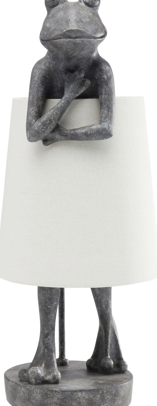 KARE Design Lampada Da Tavolo Animal Frog Grigio - KARE> Lampade Da Tavolo