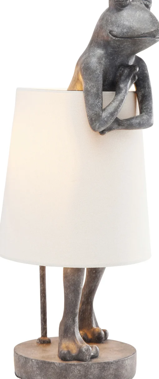 KARE Design Lampada Da Tavolo Animal Frog Grigio - KARE> Lampade Da Tavolo