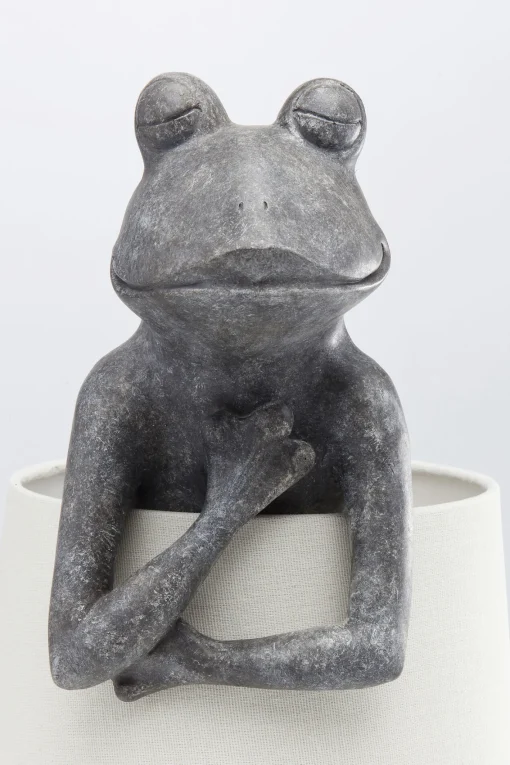 KARE Design Lampada Da Tavolo Animal Frog Grigio - KARE> Lampade Da Tavolo