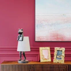 KARE Design Lampada Da Tavolo Animal Frog Grigio - KARE></noscript> Lampade Da Tavolo