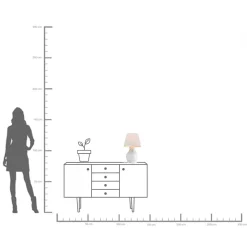 KARE Design Lampada da tavolo Donna bianco 48cm - KARE></noscript> Lampade Da Tavolo