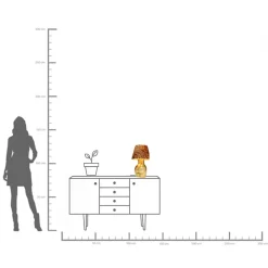 KARE Design Lampada da tavolo Donna Leo 48cm - KARE></noscript> Lampade Da Tavolo