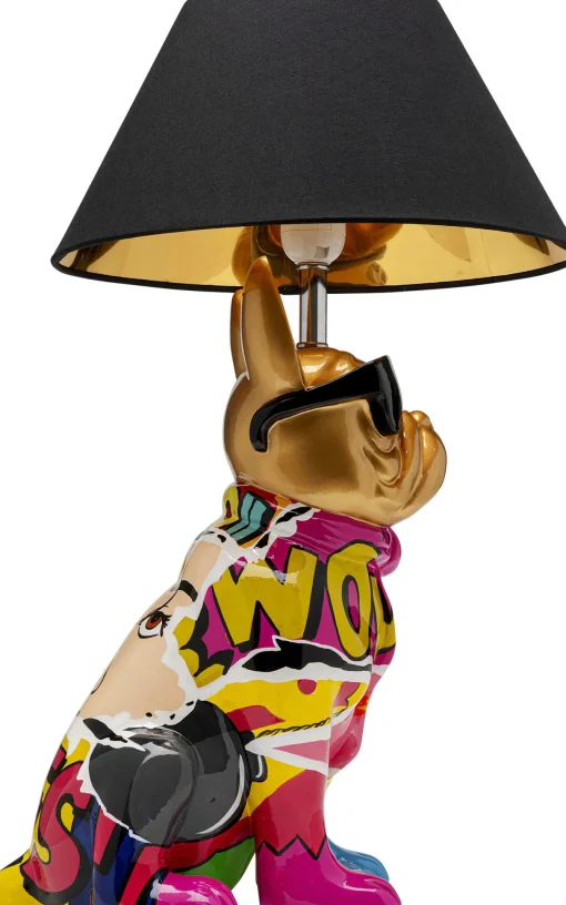 KARE Design Lampada da tavolo Graffiti Dog 56cm - KARE> Lampade Da Tavolo