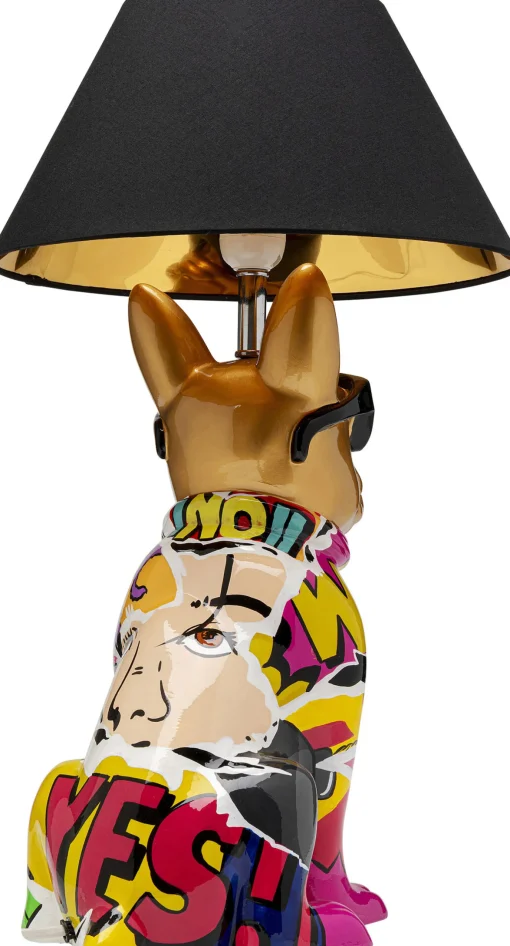 KARE Design Lampada da tavolo Graffiti Dog 56cm - KARE> Lampade Da Tavolo