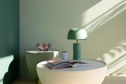 KARE Design Lampada da tavolo Loungy verde salvia 38cm - KARE></noscript> Lampade Da Tavolo