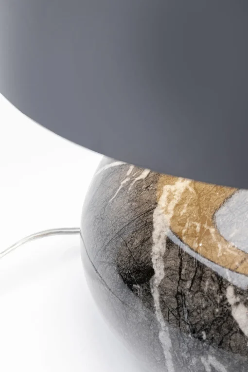 KARE Design Lampada da tavolo Mamo Deluxe grigio 38cm - KARE> Lampade Da Tavolo