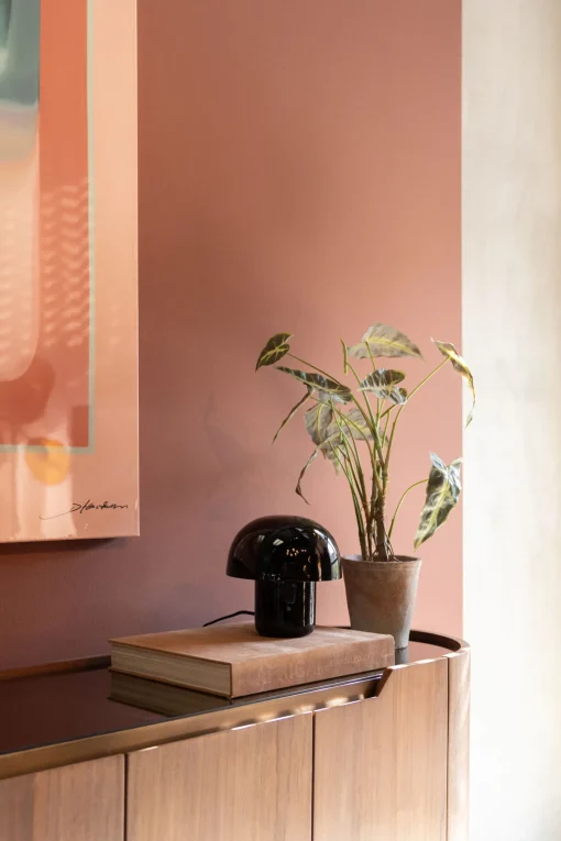 KARE Design Lampada da tavolo Mushroom nero 20cm - KARE> Lampade Da Tavolo