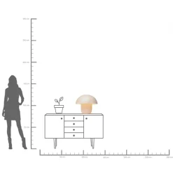 KARE Design Lampada da tavolo Mushroom beige 44cm - KARE> Lampade Da Tavolo