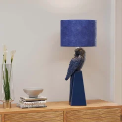 KARE Design Lampada da tavolo Parrot blu 84cm - KARE></noscript> Lampade Da Tavolo
