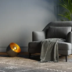 KARE Design Lampada da terra Apollon Smooth nero Ø28cm - KARE> Lampade Da Terra