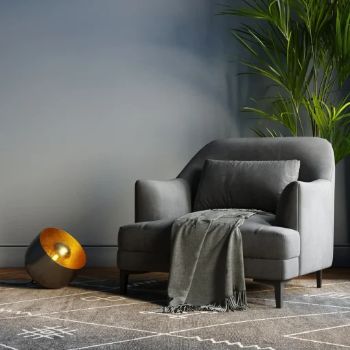 KARE Design Lampada da terra Apollon Smooth nero Ø28cm - KARE> Lampade Da Terra