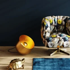 KARE Design Lampada da terra Apollon Smooth oro Ø35cm - KARE> Lampade Da Terra