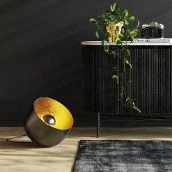 KARE Design Lampada da terra Apollon Smooth nero Ø35cm - KARE> Lampade Da Terra
