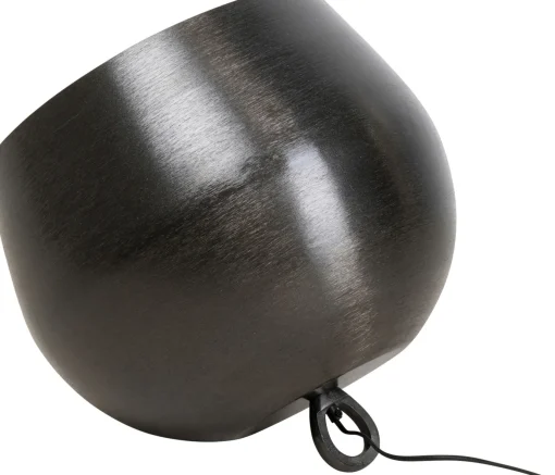 KARE Design Lampada da terra Apollon Smooth nero Ø50cm - KARE> Lampade Da Terra