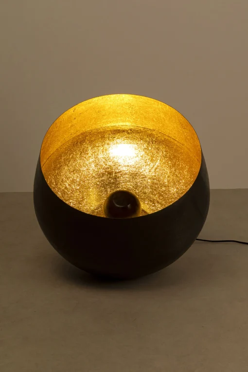 KARE Design Lampada da terra Apollon Smooth nero Ø50cm - KARE> Lampade Da Terra