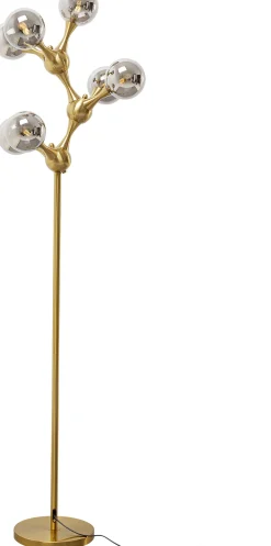 KARE Design Lampada da terra Atomic Balls Brass 174cm - KARE> Lampade Da Terra