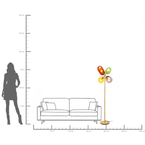 KARE Design Lampada da terra Balloon Dance 160cm - KARE> Lampade Da Terra