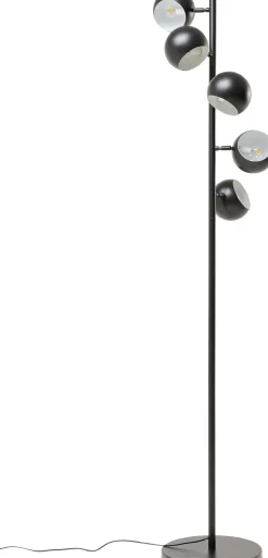 KARE Design Lampada da terra Calotta nero 5er 180cm - KARE> Lampade Da Terra