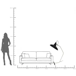 KARE Design Lampada da terra Doro nero 130cm - KARE></noscript> Lampade Da Terra