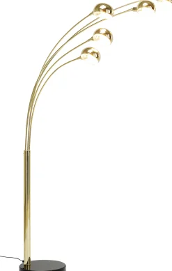 KARE Design LAMPADA DA TERRA FIVE FINGERS OTTONE - KARE> Lampade Da Terra
