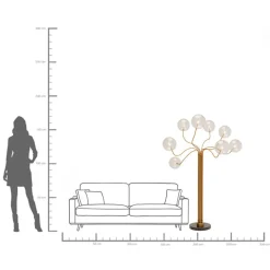 KARE Design Lampada da terra Future View 170cm - KARE> Lampade Da Terra