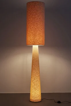 KARE Design Lampada da terra Marleen beige bouclé 190cm - KARE> Lampade Da Terra