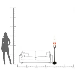 KARE Design Lampada da terra Sugar 150cm - KARE></noscript> Lampade Da Terra