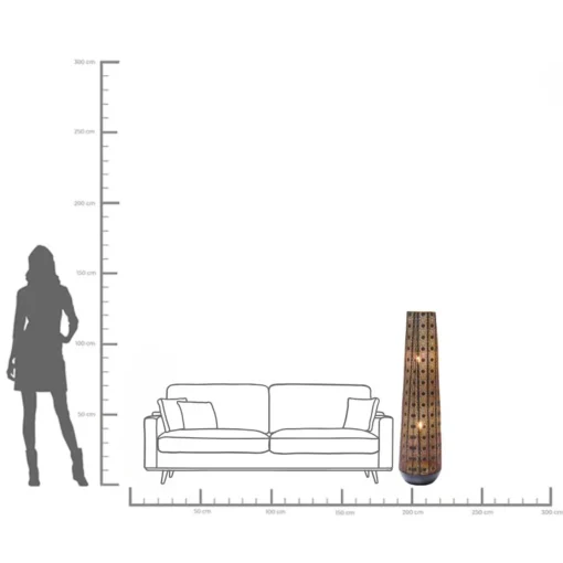 KARE Design Lampada Da Terra Sultan Cono 120cm - KARE> Lampade Da Terra