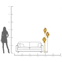KARE Design Lampada da terra Supernova Amber - KARE></noscript> Lampade Da Terra