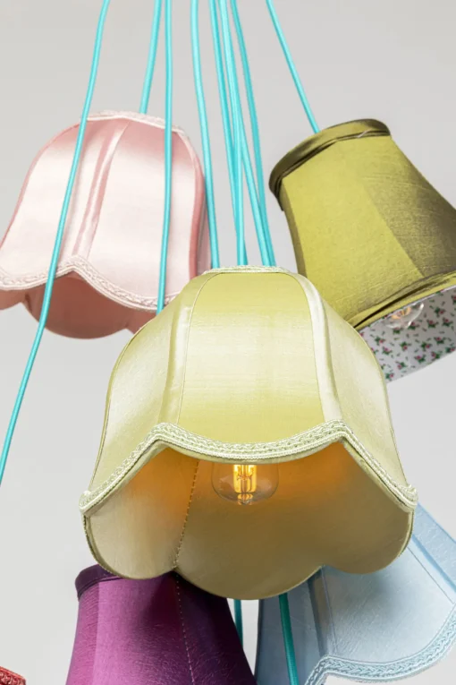 KARE Design Lampadario a sospensione di design dallo stile liberty - Saloon Flowers 9 luci - KARE> Lampadari E Lampade A Sospensione
