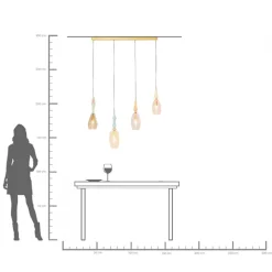 KARE Design Lampadario Allegra oro 109cm - KARE></noscript> Lampadari E Lampade A Sospensione