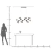 KARE Design Lampadario Atomic Balls Smoke 190cm - KARE> Lampadari E Lampade A Sospensione