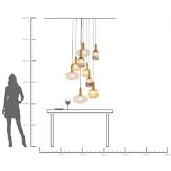 KARE Design Lampadario Charleston Six Ø68cm - KARE></noscript> Lampadari E Lampade A Sospensione